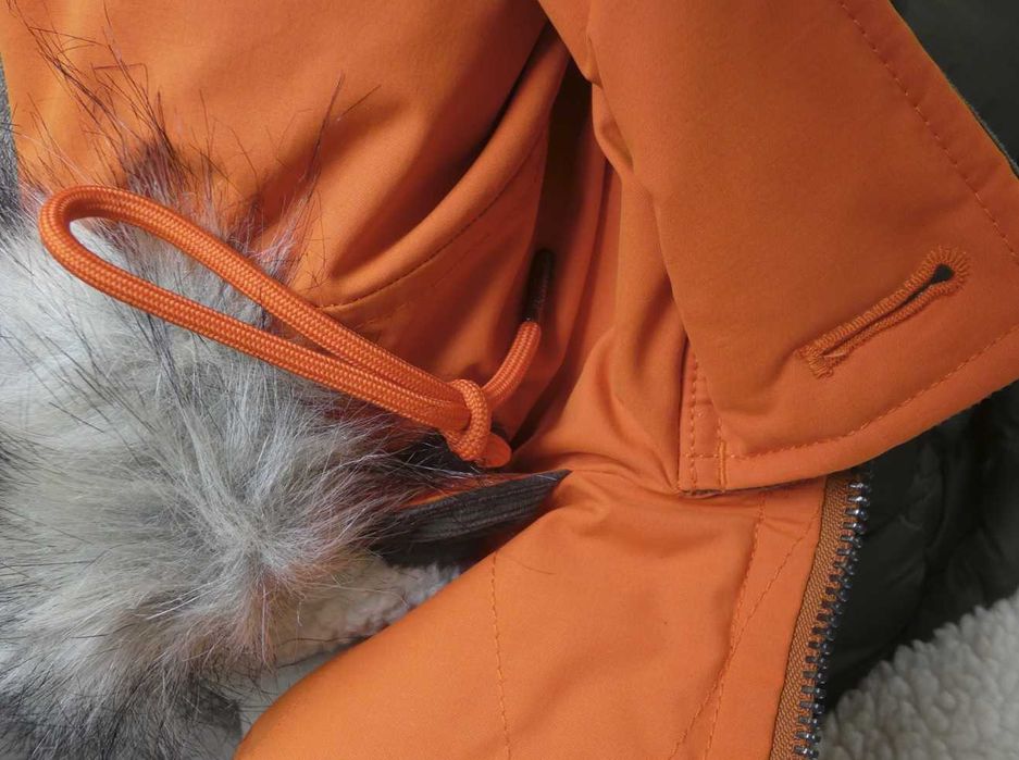 Casaco Abercrombie & Fitch Ultra Parka Laranja - Tamanho M