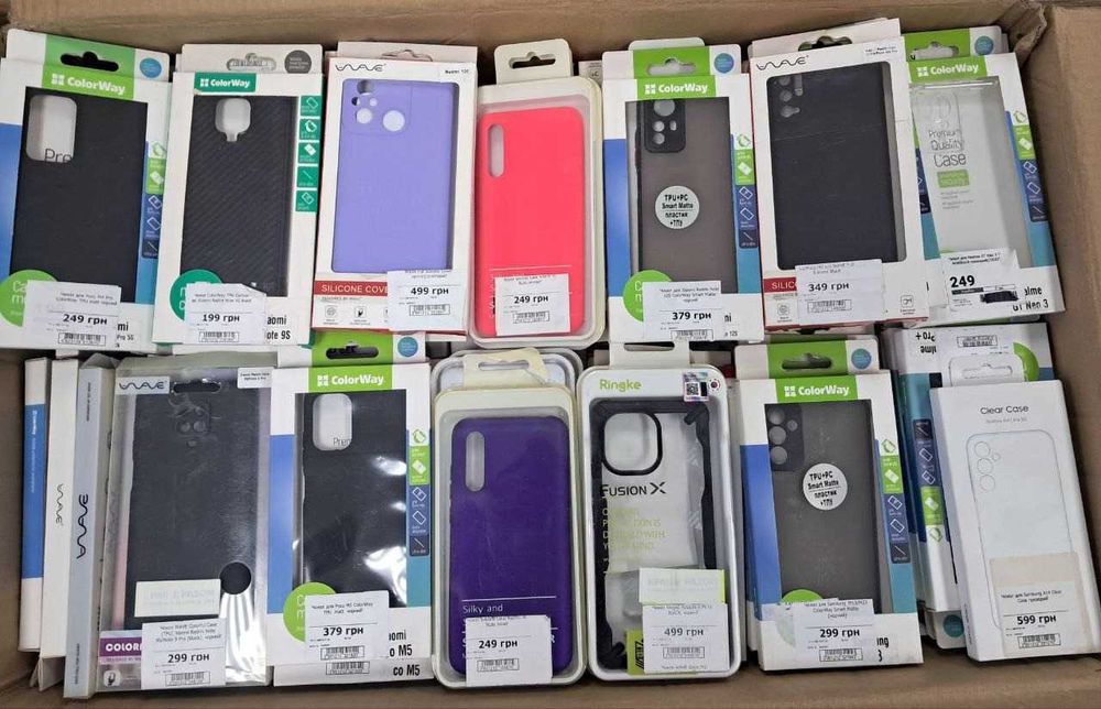 ВЕЛИКИЙ ОПТОВИЙ ЛОТ аксесуарів для смартфонів (1500+ одиниць)