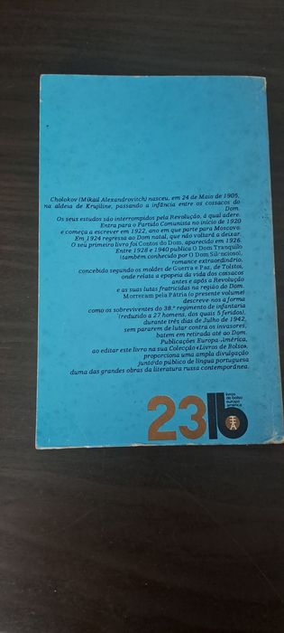 Livro Morreram pela Pátria