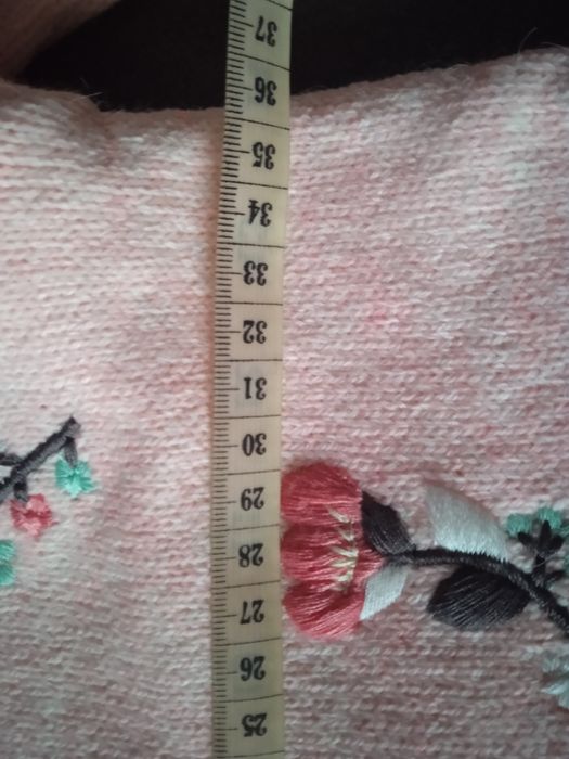 Новый нарядный свитер джемпер кофта с замерами