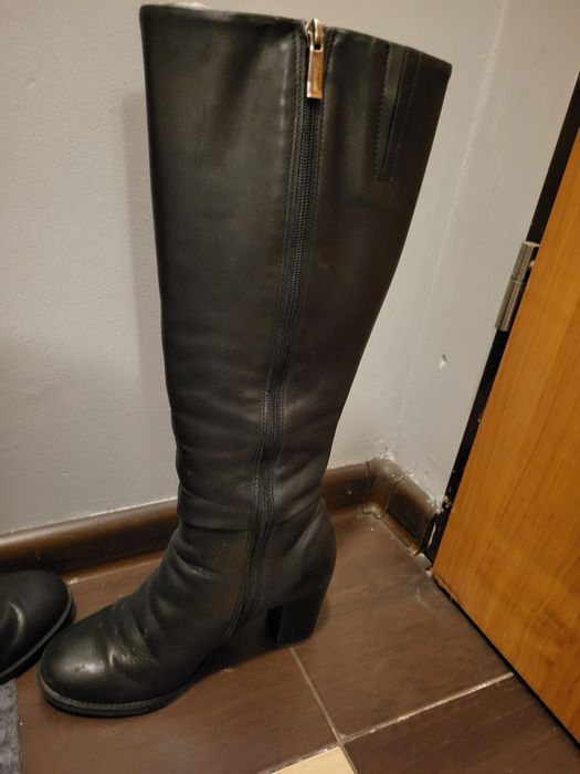 Kozaki skorzane damskie