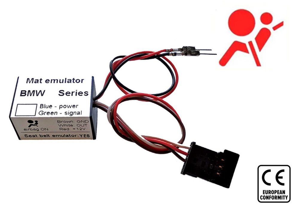 Emulador Esteira AirBag + Cinto MINI Cooper R50 R52 R53 (NOVO)