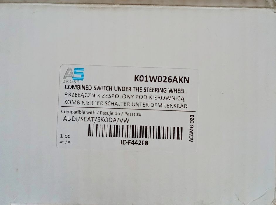 Manetka Przełącznik kierunków VW passat B5 z tepomatem