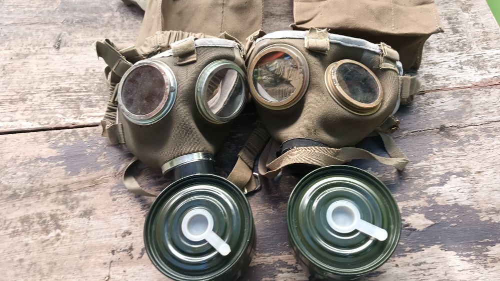 Máscaras anti gás Europa de Leste