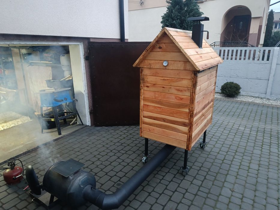 Wędzarnia z paleniskiem