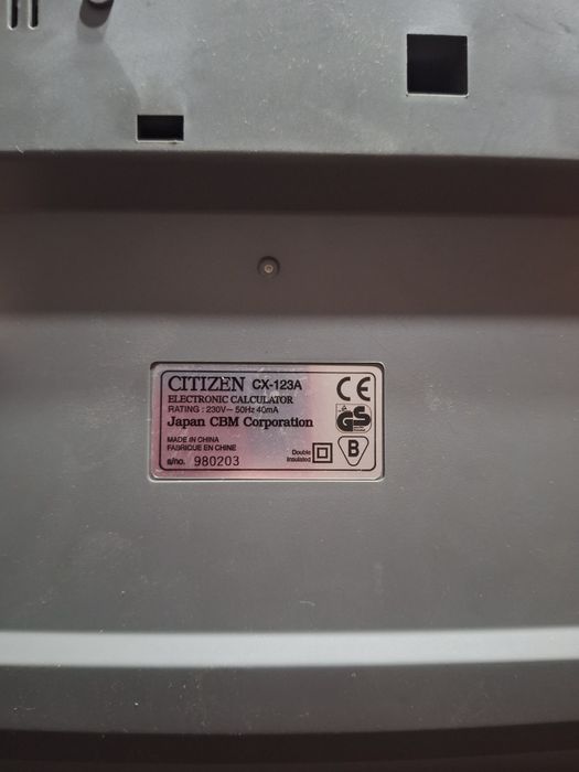 Kalkulator Citizen  cx-123A