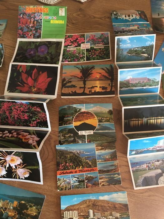 Postais antigos anos 80