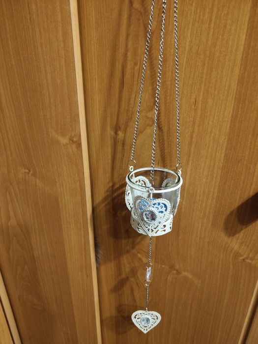 Wiszący lampion świecznik
