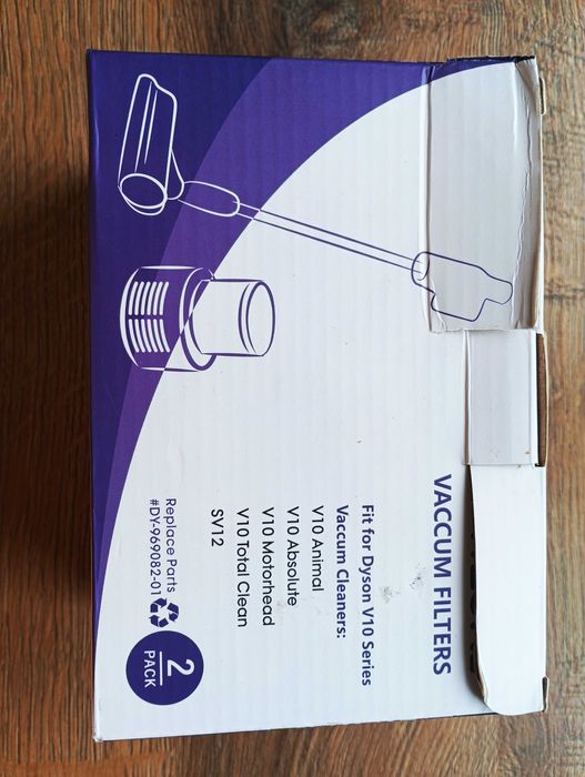 2x Filtr zmywalny  do  DYSON V10 SV12