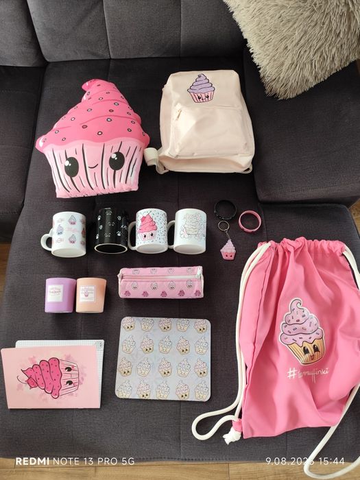 Muffinaart kubki świeczki muffinki