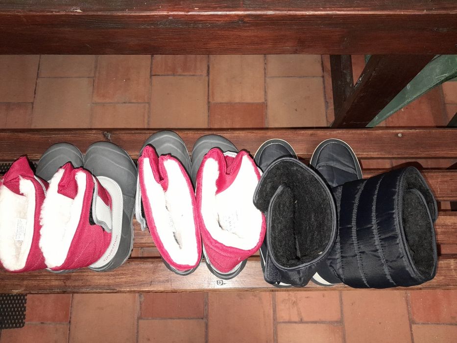 Botas de neve 3 pares