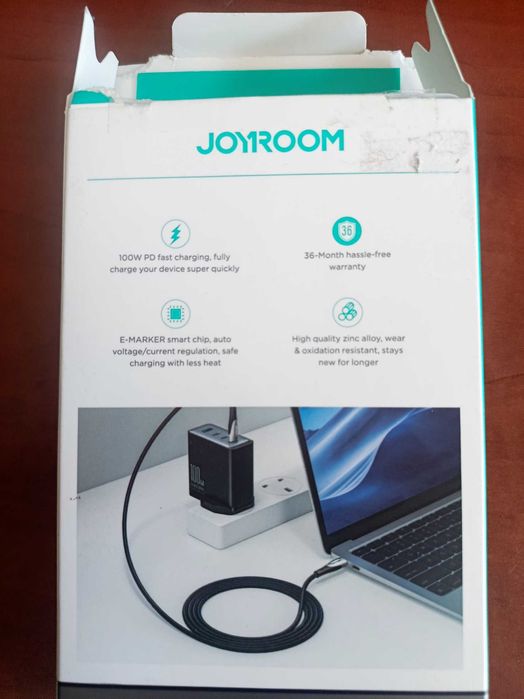 Cabo USB-C Rápido para Telemóvel (Novo e resistente)