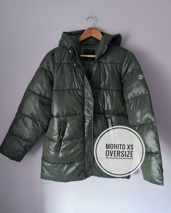 Przejściowa kurtka na wiosnę Mohito XS oversize wiosna ocieplana