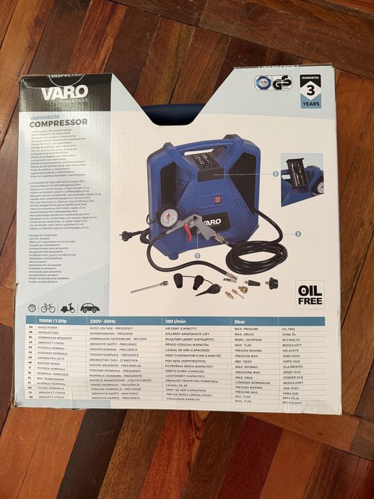 Компресор Varo Compressor 10 л 8 бар