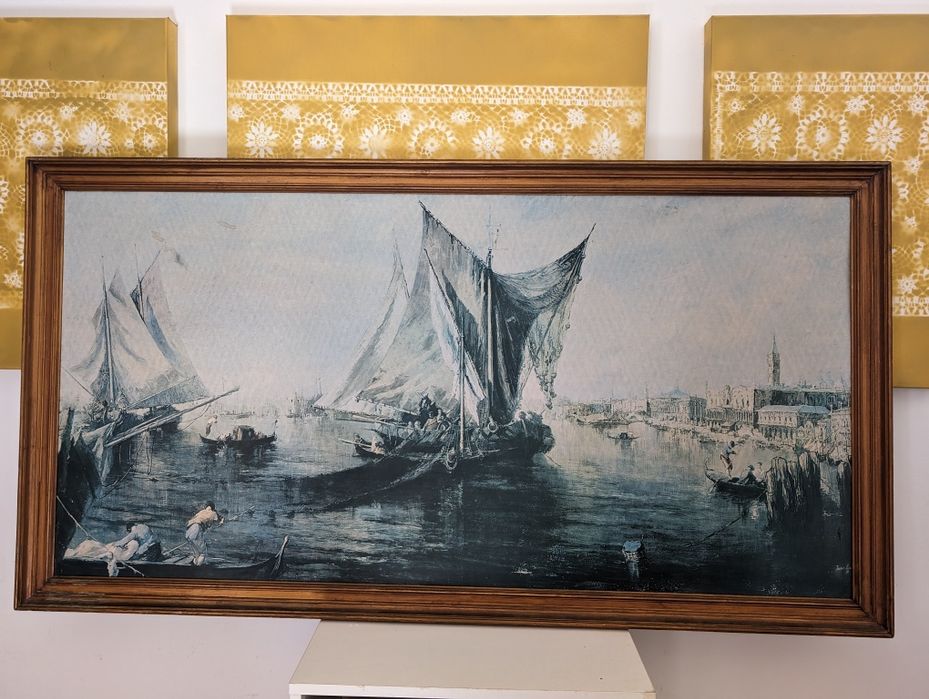 Quadro com tema de pesca