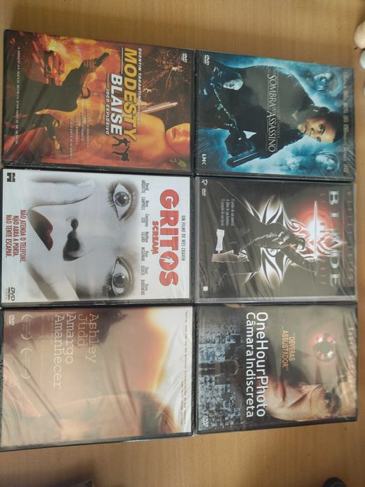 DVDs novos e selados