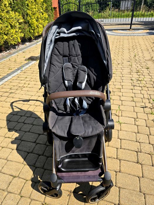 Cybex Priam – Stylowy Czarny  | Stan Bardzo Dobry | Zestaw 2w1