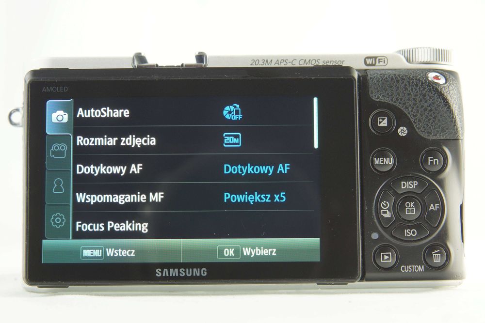 Aparat SAMSUNG NX300 20.3Mpx + 18-55mm III OIS 3.616 zdj. Gwarancja FV