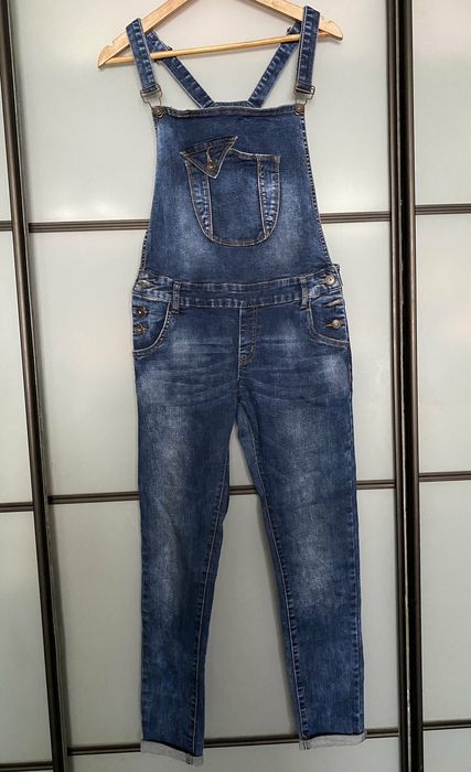 Комбінезон джинсовий, джинси 40р.