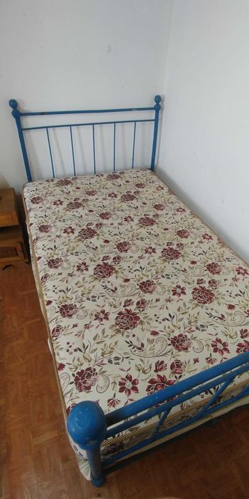 Cama de Ferro +  Colchão NOVO Incluido