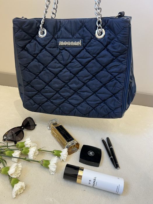 Monnari granatowa torebka A4