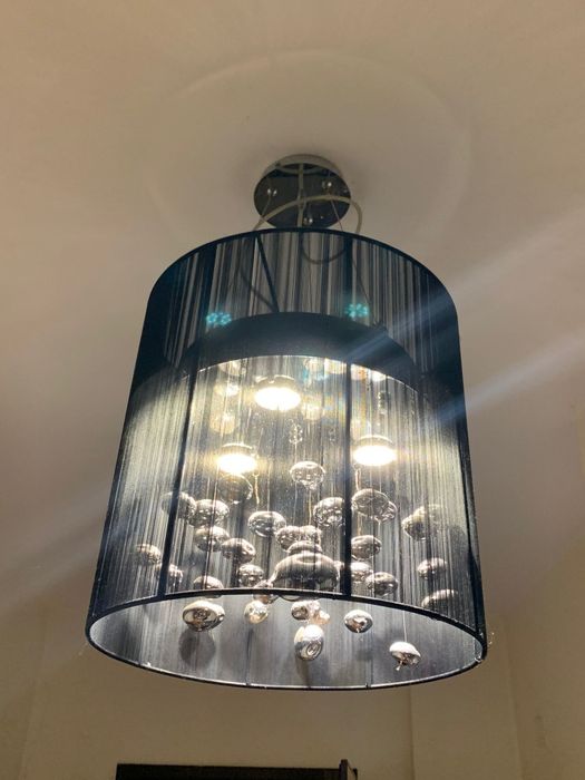 Candeeiro Teto preto