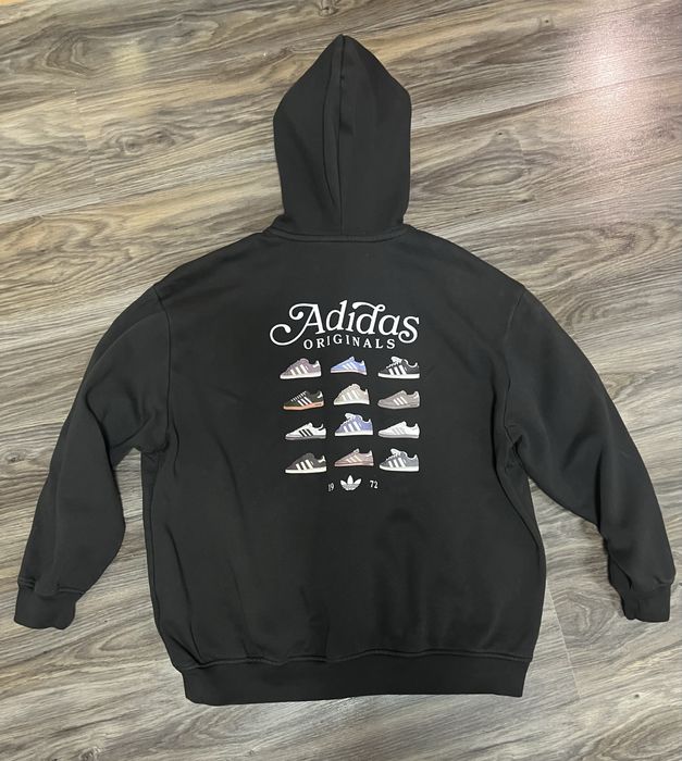 Худі Adidas Originals (З колекцією кросівок на спині)