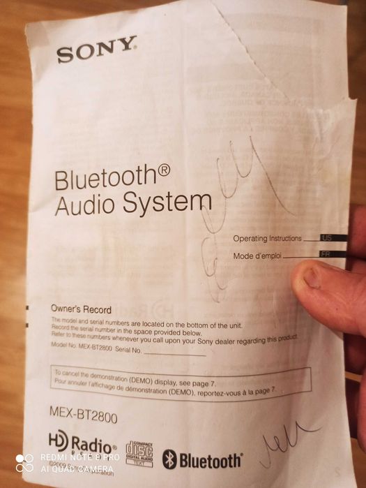 Продам автомагнітолу