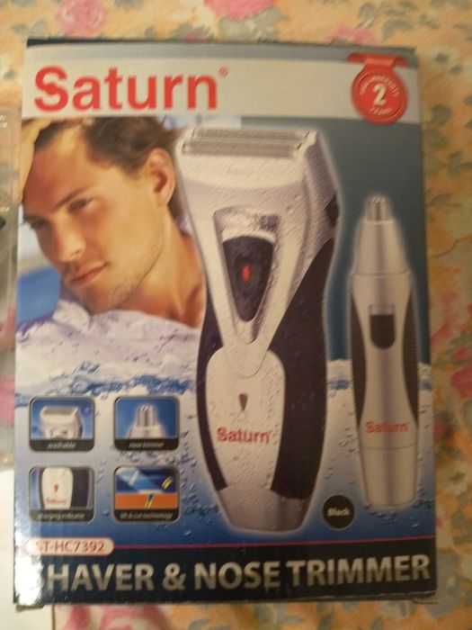 Электробритва SATURN st-nc7392, с тримером для носа,ушей.