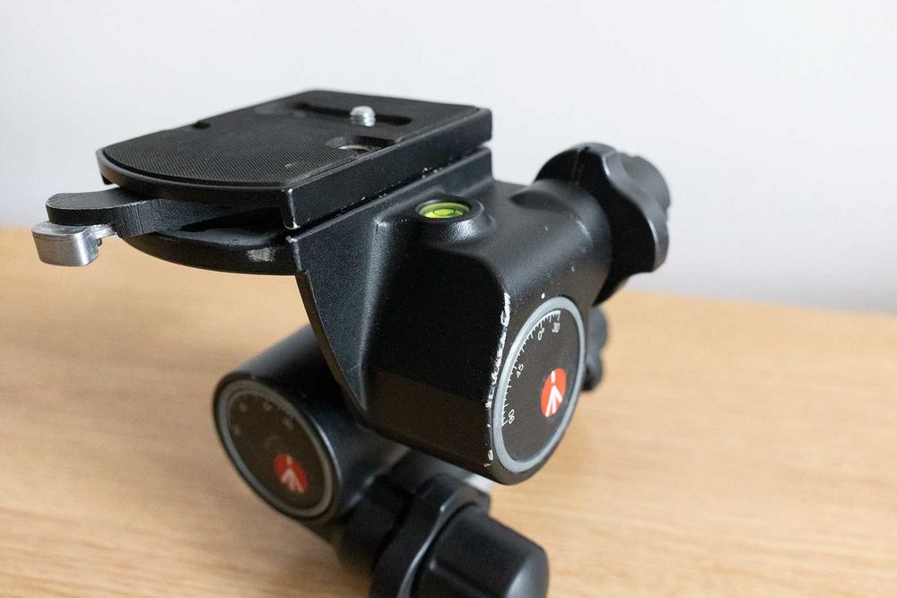 Głowica Manfrotto 410 JUNIOR z przekładnią zębatą, płytka 410PL