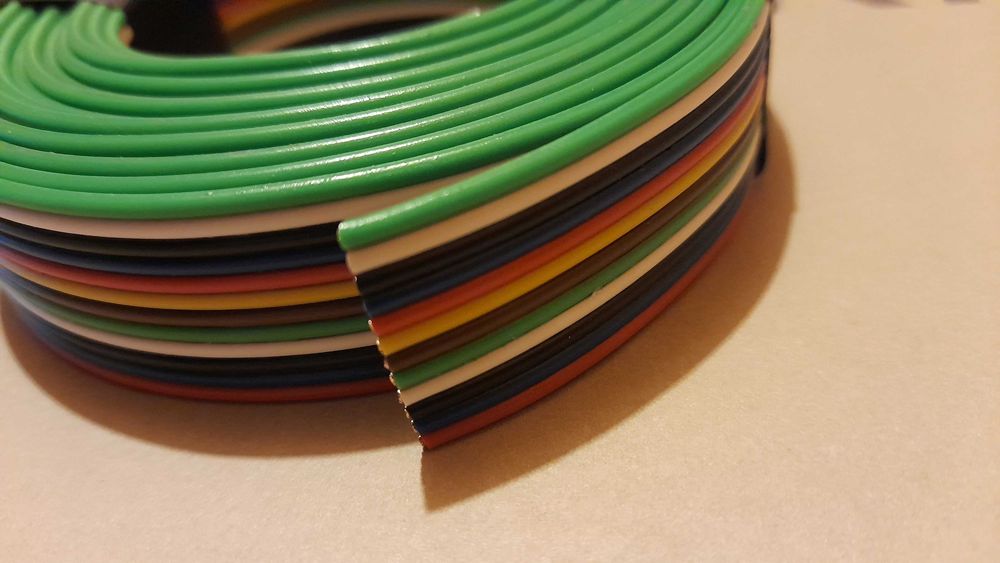 Kabel, przewód, taśma TECHNOKABEL TLWY 12x0,5mm2, 150V, miedź, 310cm