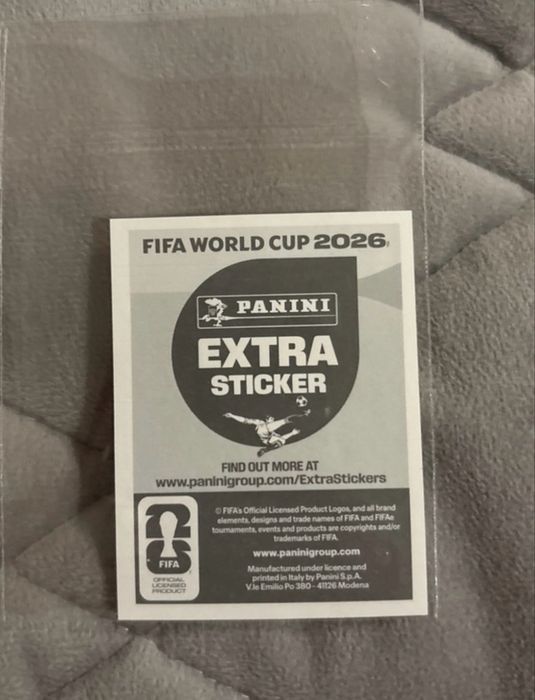 Figurinha/Cromo Panini Extra Sticker Cristiano Ronaldo (Regular)