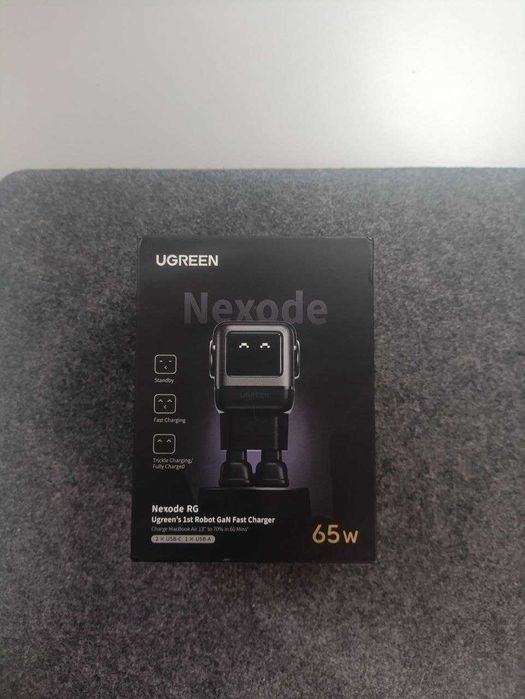 Ugreen Gan 65w Nexode Робот(є 1шт)+ подарунок УКР доставка безкоштовно