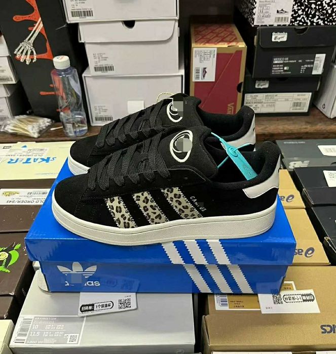 Adidas originals campus 00s Czarny z motywem lamparta 39