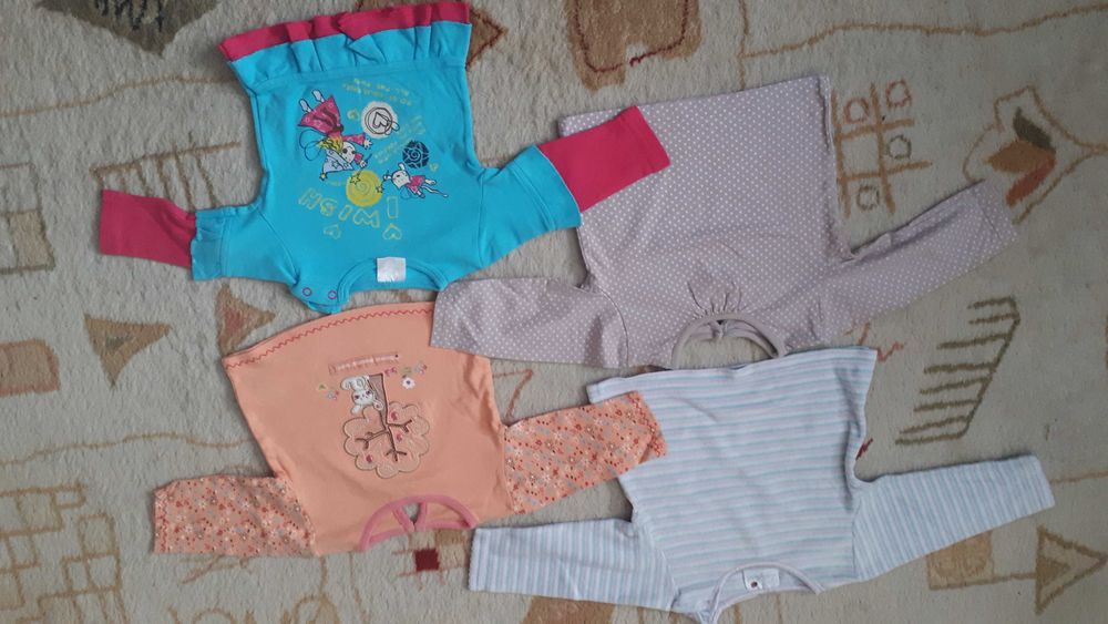 регланы для девочки на возраст 3, 6, 9, 12 мес пакет одежды