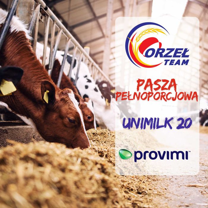 Pasza dla krów Unimilk 20BM, Luz, worki, big bag, transport