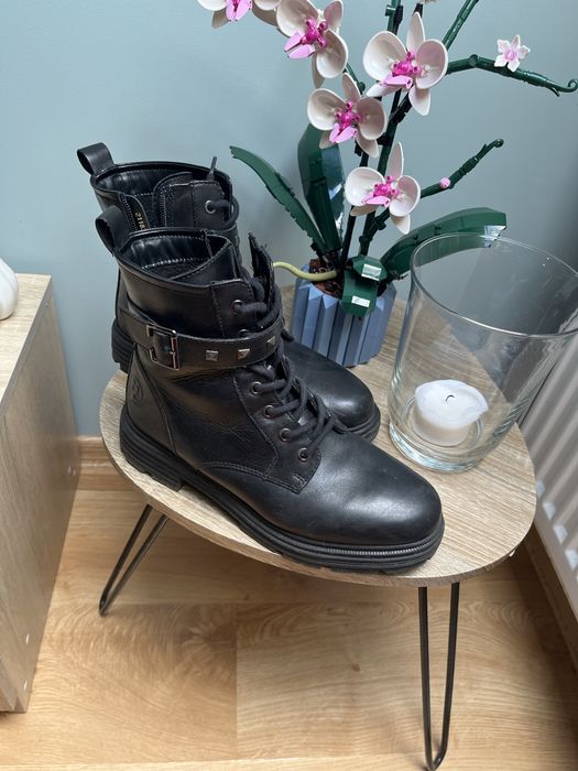 Botki workery 39 czarne vicez