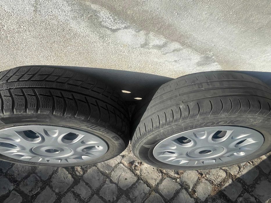 Jantes em ferro Mini One com pneus