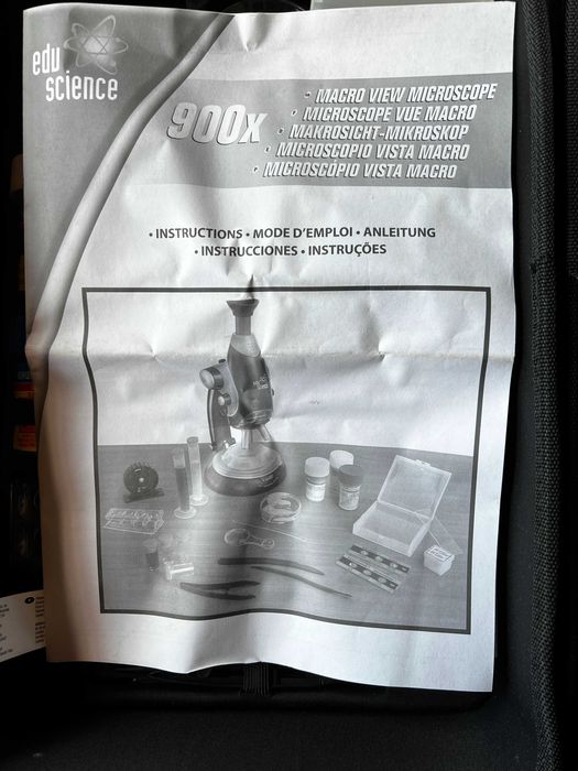 Microscópio EDU Science 900x
