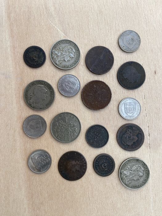 Moedas Antigas varios snos