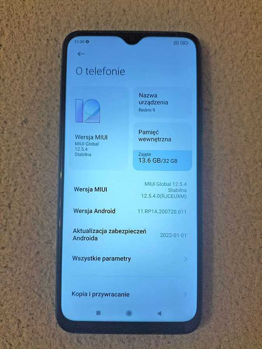 Smartfon XIAOMI Redmi 9 3 GB / 32 GB