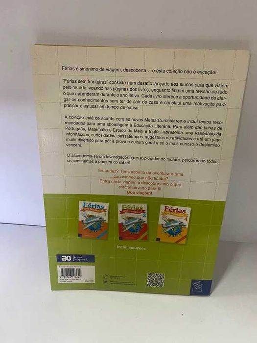 Livro de atividades 3o ano - Férias sem Fronteiras