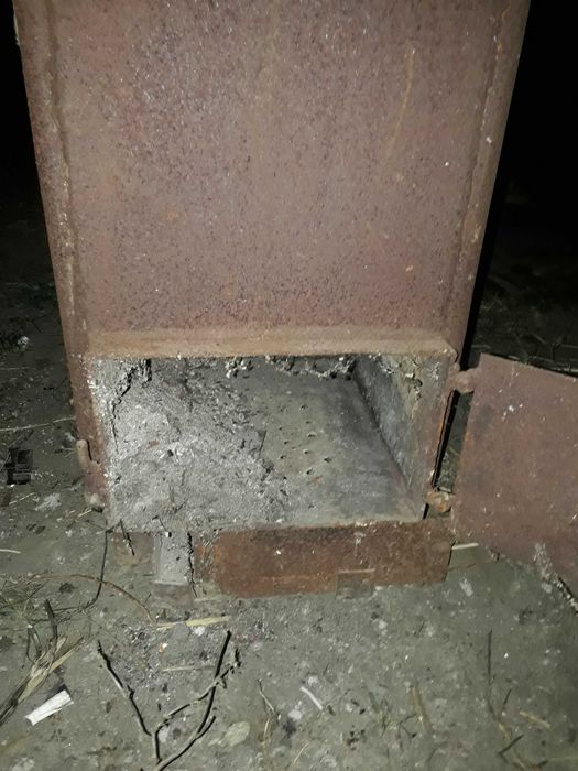 Буржуйка на дровах