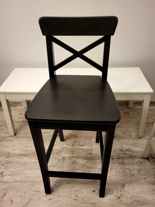 Hoker krzesło drewniane ikea