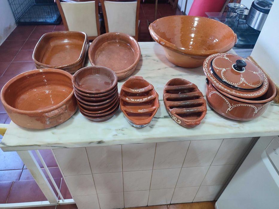 Conjunto Loiças de barro
