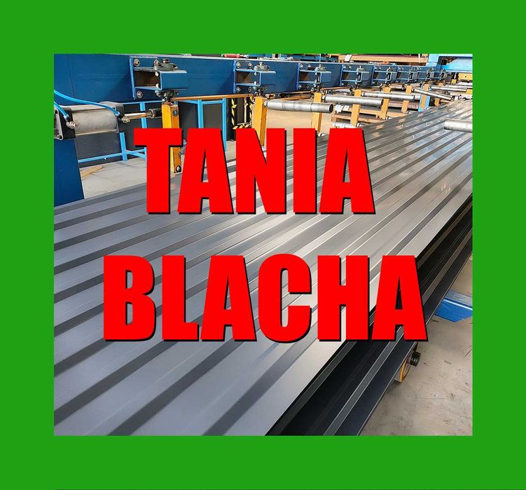 Tania Blacha 2 gat blacha dachowa trapezowa OD RĘKI - gotowe arkusze