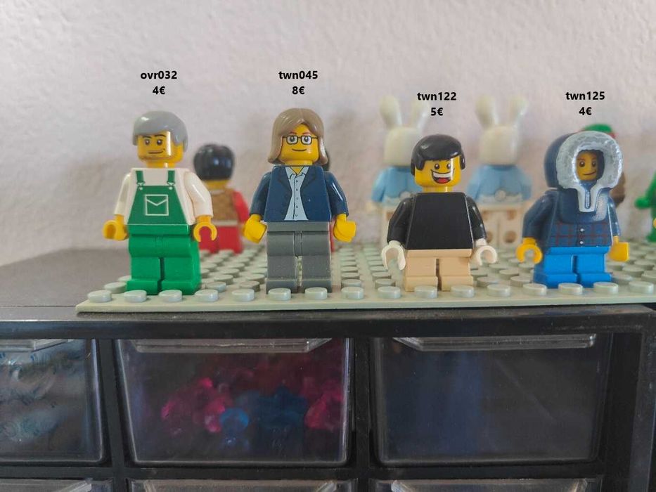 Lote Minifiguras Lego unicas e raras de varios temas