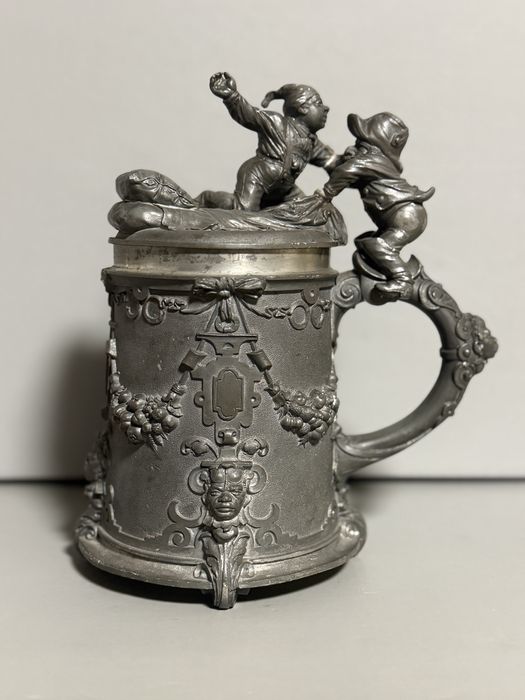 Колекційний кухоль Lichtinger 1871р. з сюжетом Франко-Пруської війни