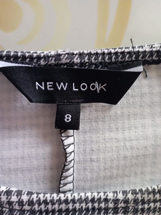 Плаття, сукня міні у принт "гусяча лапка"