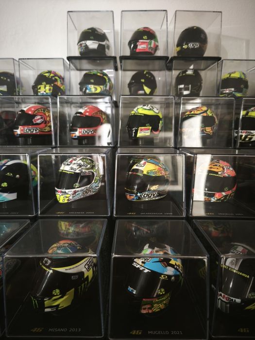 Capacetes de Valentino Rossi
